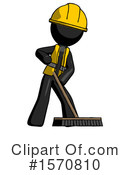 Black Design Mascot Clipart #1570810 by Leo Blanchette