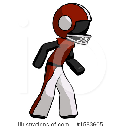Royalty-Free (RF) Black Design Mascot Clipart Illustration by Leo Blanchette - Stock Sample #1583605