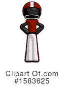 Black Design Mascot Clipart #1583625 by Leo Blanchette