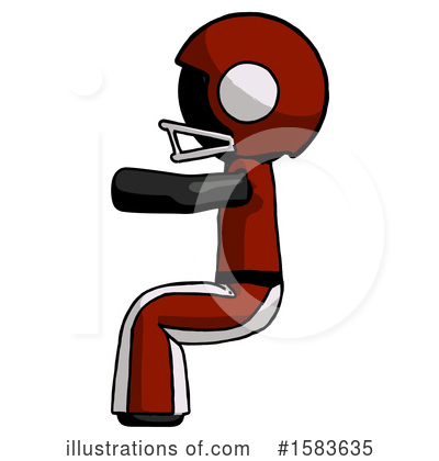 Royalty-Free (RF) Black Design Mascot Clipart Illustration by Leo Blanchette - Stock Sample #1583635