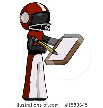 Royalty-Free (RF) Black Design Mascot Clipart Illustration by Leo Blanchette - Stock Sample #1583645
