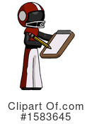 Black Design Mascot Clipart #1583645 by Leo Blanchette