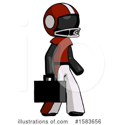 Royalty-Free (RF) Black Design Mascot Clipart Illustration by Leo Blanchette - Stock Sample #1583656