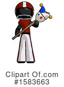 Black Design Mascot Clipart #1583663 by Leo Blanchette