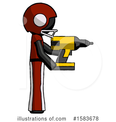 Royalty-Free (RF) Black Design Mascot Clipart Illustration by Leo Blanchette - Stock Sample #1583678