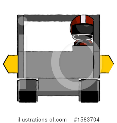 Royalty-Free (RF) Black Design Mascot Clipart Illustration by Leo Blanchette - Stock Sample #1583704