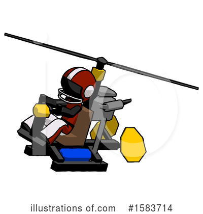 Royalty-Free (RF) Black Design Mascot Clipart Illustration by Leo Blanchette - Stock Sample #1583714