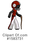 Black Design Mascot Clipart #1583731 by Leo Blanchette