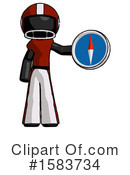 Black Design Mascot Clipart #1583734 by Leo Blanchette