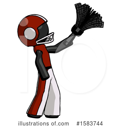 Royalty-Free (RF) Black Design Mascot Clipart Illustration by Leo Blanchette - Stock Sample #1583744
