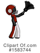 Black Design Mascot Clipart #1583744 by Leo Blanchette