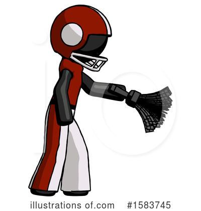Royalty-Free (RF) Black Design Mascot Clipart Illustration by Leo Blanchette - Stock Sample #1583745