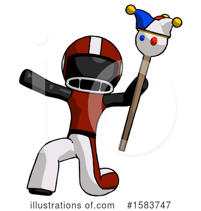 Royalty-Free (RF) Black Design Mascot Clipart Illustration by Leo Blanchette - Stock Sample #1583747