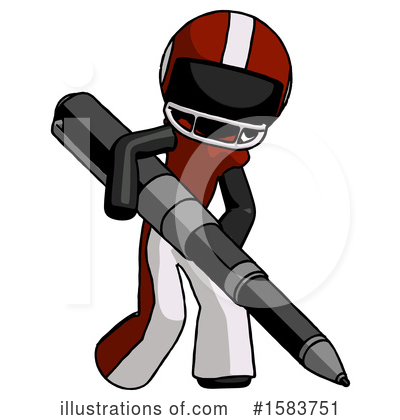 Royalty-Free (RF) Black Design Mascot Clipart Illustration by Leo Blanchette - Stock Sample #1583751
