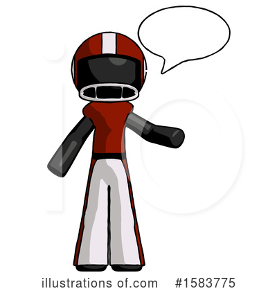 Royalty-Free (RF) Black Design Mascot Clipart Illustration by Leo Blanchette - Stock Sample #1583775