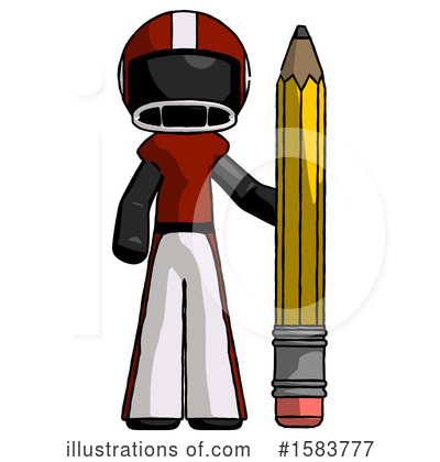 Royalty-Free (RF) Black Design Mascot Clipart Illustration by Leo Blanchette - Stock Sample #1583777