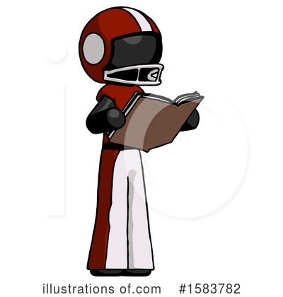 Royalty-Free (RF) Black Design Mascot Clipart Illustration by Leo Blanchette - Stock Sample #1583782