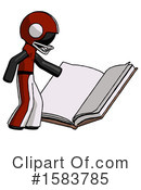 Black Design Mascot Clipart #1583785 by Leo Blanchette