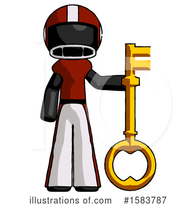 Royalty-Free (RF) Black Design Mascot Clipart Illustration by Leo Blanchette - Stock Sample #1583787