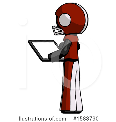 Royalty-Free (RF) Black Design Mascot Clipart Illustration by Leo Blanchette - Stock Sample #1583790