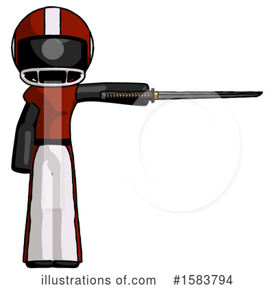 Royalty-Free (RF) Black Design Mascot Clipart Illustration by Leo Blanchette - Stock Sample #1583794