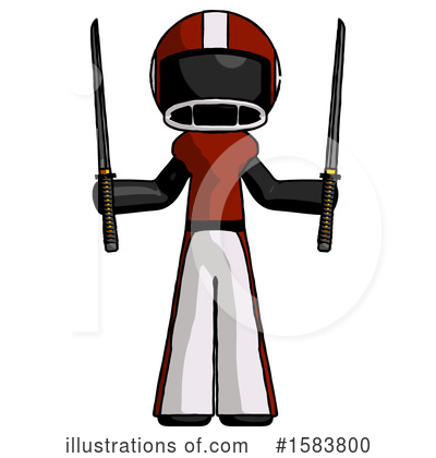 Royalty-Free (RF) Black Design Mascot Clipart Illustration by Leo Blanchette - Stock Sample #1583800