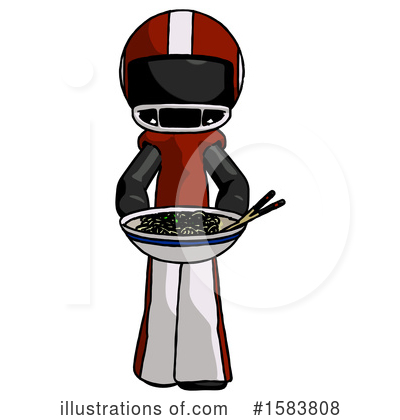 Royalty-Free (RF) Black Design Mascot Clipart Illustration by Leo Blanchette - Stock Sample #1583808