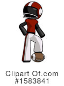 Black Design Mascot Clipart #1583841 by Leo Blanchette