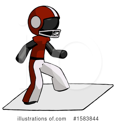 Royalty-Free (RF) Black Design Mascot Clipart Illustration by Leo Blanchette - Stock Sample #1583844