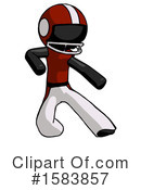 Black Design Mascot Clipart #1583857 by Leo Blanchette