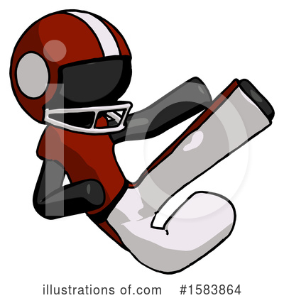 Royalty-Free (RF) Black Design Mascot Clipart Illustration by Leo Blanchette - Stock Sample #1583864
