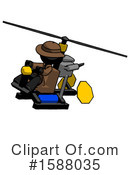 Black Design Mascot Clipart #1588035 by Leo Blanchette