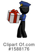 Black Design Mascot Clipart #1588176 by Leo Blanchette