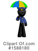 Black Design Mascot Clipart #1588180 by Leo Blanchette