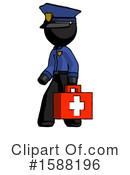 Black Design Mascot Clipart #1588196 by Leo Blanchette