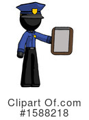 Black Design Mascot Clipart #1588218 by Leo Blanchette