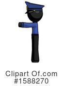 Black Design Mascot Clipart #1588270 by Leo Blanchette