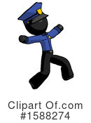 Black Design Mascot Clipart #1588274 by Leo Blanchette