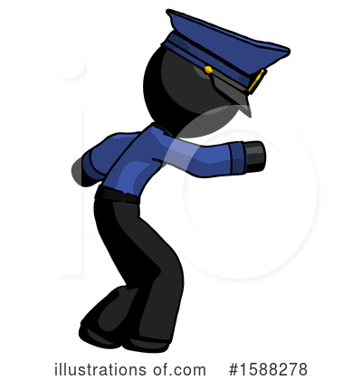 Royalty-Free (RF) Black Design Mascot Clipart Illustration by Leo Blanchette - Stock Sample #1588278