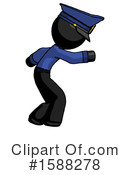 Black Design Mascot Clipart #1588278 by Leo Blanchette