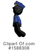 Black Design Mascot Clipart #1588308 by Leo Blanchette