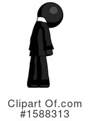 Black Design Mascot Clipart #1588313 by Leo Blanchette