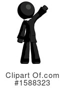 Black Design Mascot Clipart #1588323 by Leo Blanchette
