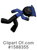 Black Design Mascot Clipart #1588355 by Leo Blanchette