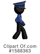 Black Design Mascot Clipart #1588363 by Leo Blanchette