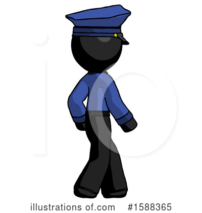Royalty-Free (RF) Black Design Mascot Clipart Illustration by Leo Blanchette - Stock Sample #1588365