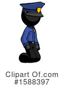 Black Design Mascot Clipart #1588397 by Leo Blanchette