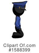 Black Design Mascot Clipart #1588399 by Leo Blanchette