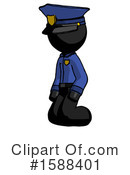 Black Design Mascot Clipart #1588401 by Leo Blanchette