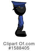 Black Design Mascot Clipart #1588405 by Leo Blanchette